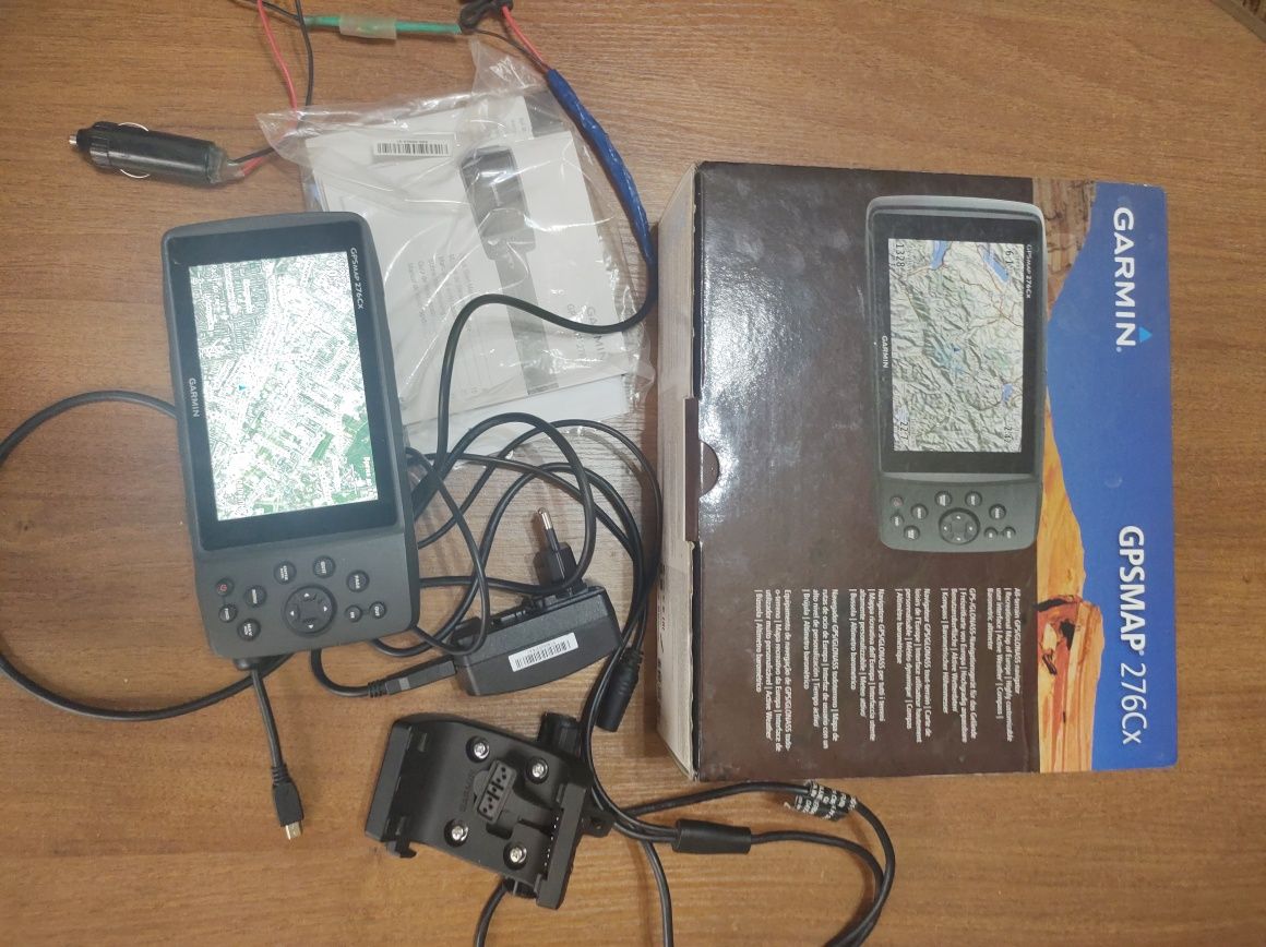 GPS навигатор Garmin GPSMAP 276CX с документами и чеком