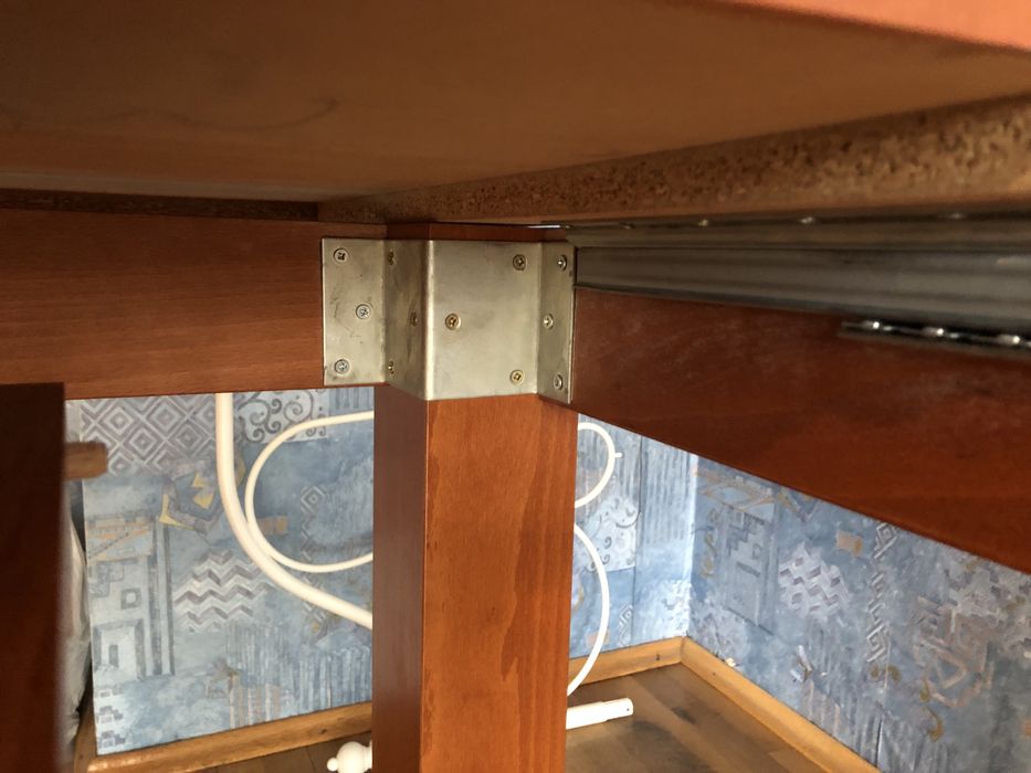 Трапезна маса разтегателна пдч имитация дърво 131 х 80,5 h-76