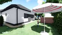 {Penny Market} Casa cu 3 camere, P+Pod, Teren 190 mp