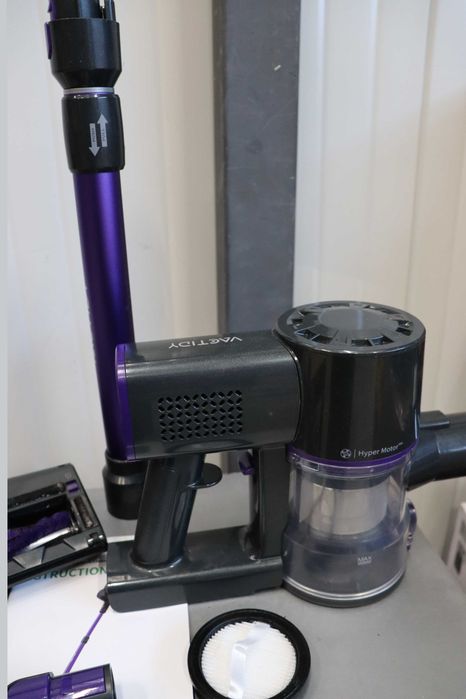 Безжична прахосмукачка Vactidy V8 Pro, тъчдиск дисплей, ANIMAL, Led