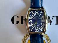 Дамски часовник Franck Muller color dreams crazy hours BLUE механичен