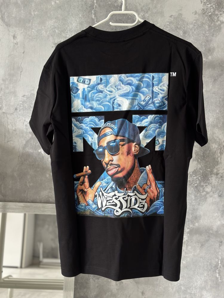 Tricou OFF White Premium tupac 2pac