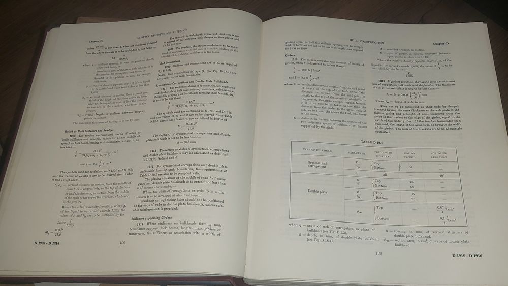 Rules and Regulations for the construction and classification of steel