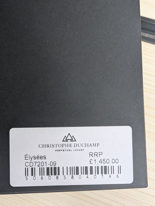 Christophe Duchamp elysees Mother of Pearl cu 11 Diamante Nou Garantie