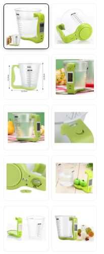 Cantar de bucatarie electronic Verk Group, tip cana detasabila,cap.1kg