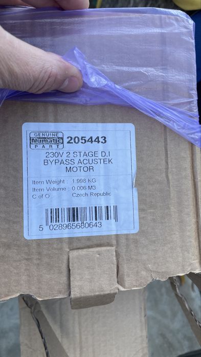 Motor Numatic 205443