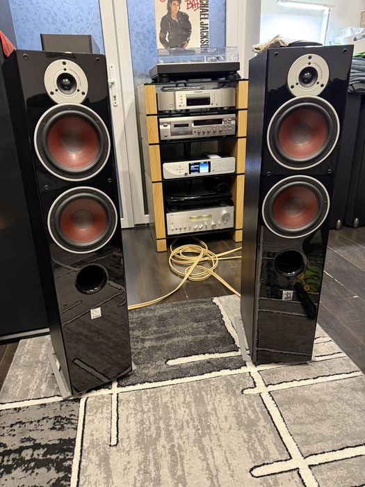 Dali Zensor 7,Piano Black Face,Negre,150W,Difz De 18Cm/7”aimpecabile