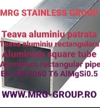 Teava aluminiu patrata 100x100x4 Rectangulara Teava inox alama cupru