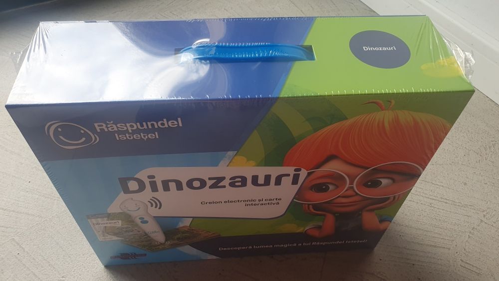Pachet Raspundel Istetel carte Dinozauri + creion interactiv Albi