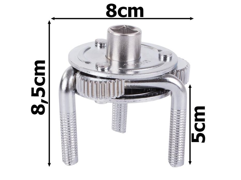 ключ за маслени филтри verk трираменен /тип паяк/ 70 mm - 135 mm ...