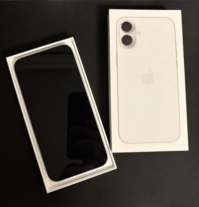 iPhone 16 Plus, White, 128gb Neverlocked nou.