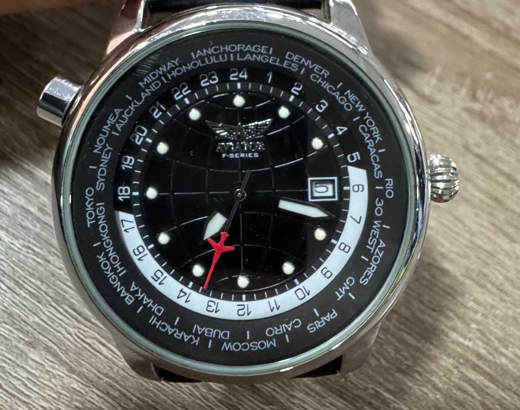 Мъжки часовник Aviator AVW6975G354 World Time F-Series