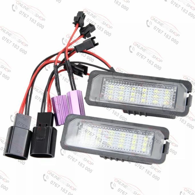 Set lampi LED numar Golf 5,Golf 6,Passat B6/B7/CC, Phaeton, Scirocco