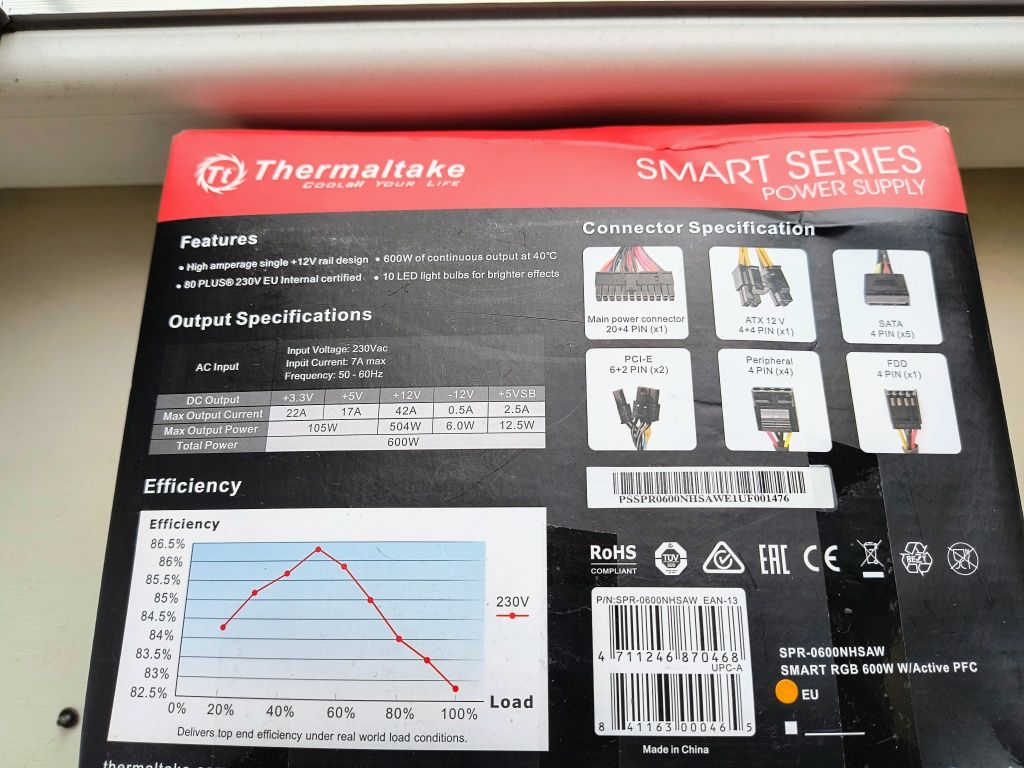 ПРОМО! Геймърско захранване 600W RGB Thermaltake