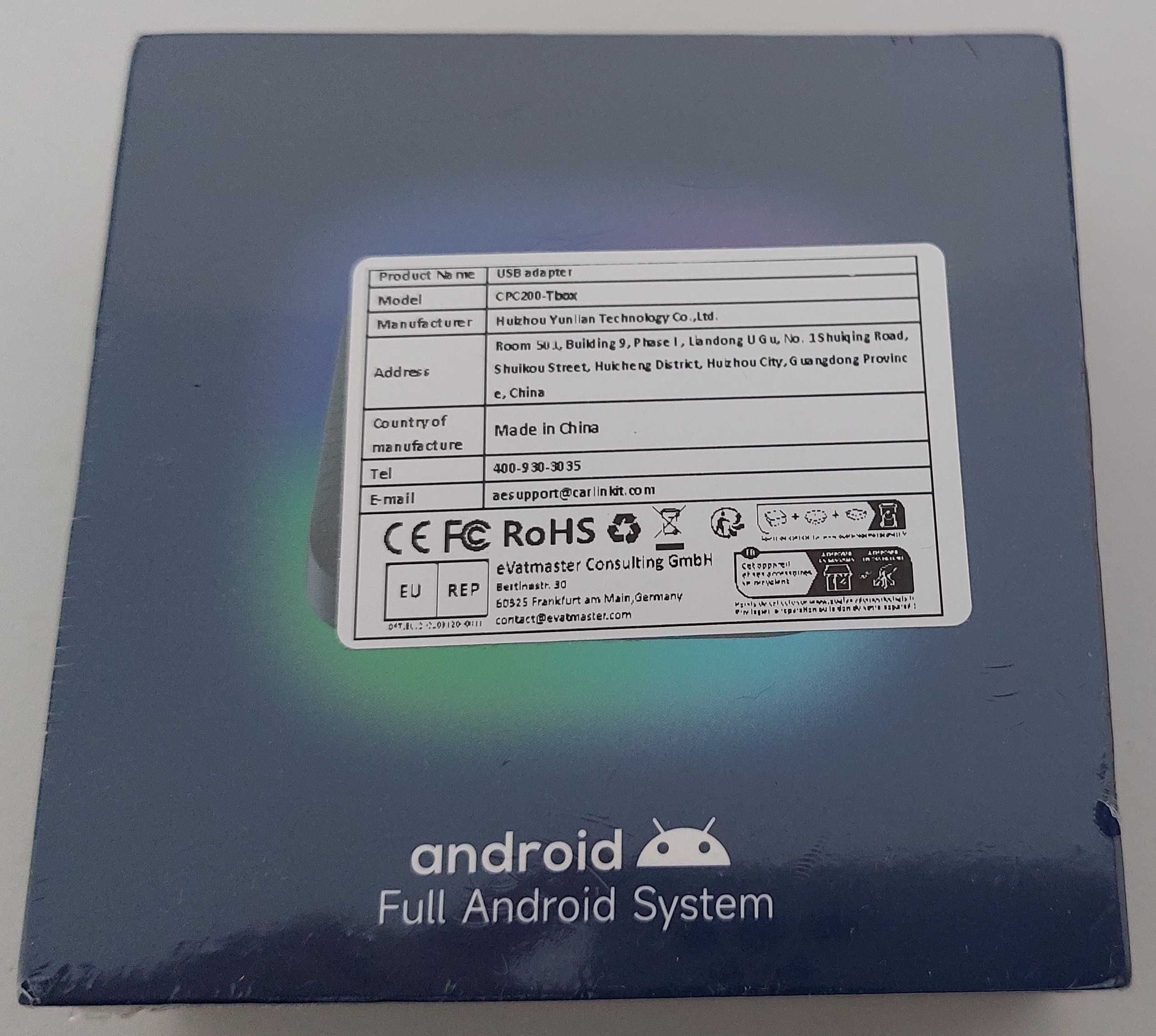 Carlinkit AI Box Carplay - android 13, 8 RAM, 128 ROM