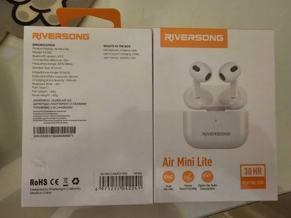 căști wireless Riversong Air Mini Lite NOI / CASTI WIRELESS ieftine