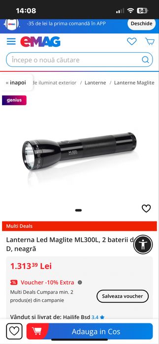 Lanternă puternică specială