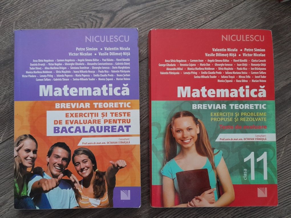 Set de 8 cărți de matematică