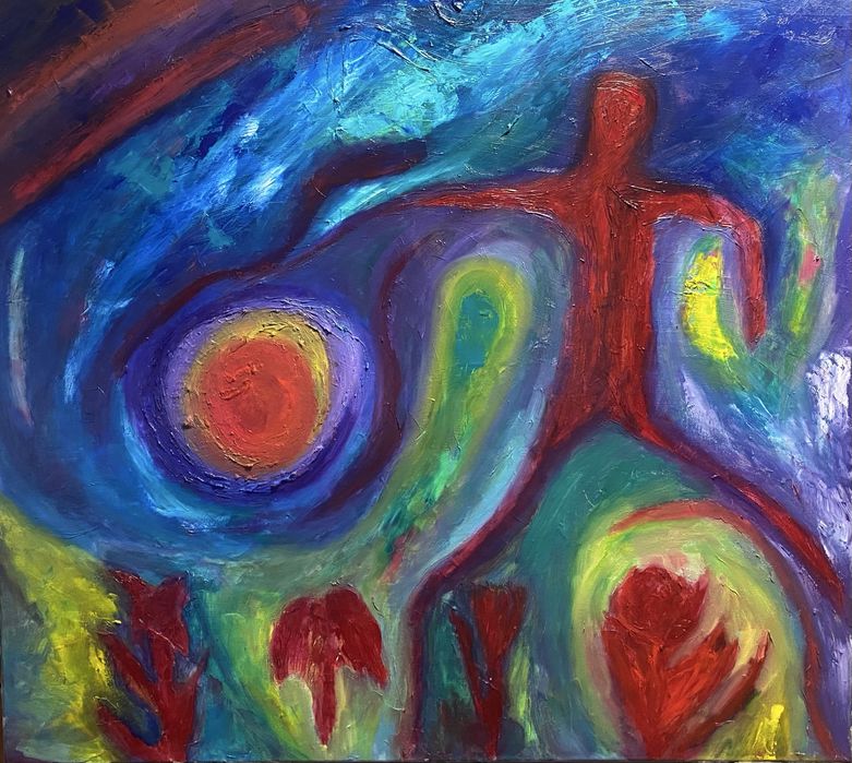 Colectie de tablouri ulei pe panza expresioniste artist contemporan