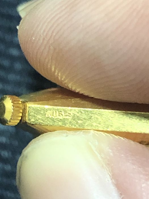 Позолоченные часы чайка