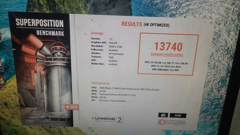 Unitate Gaming cu Ryzen 5 7600, 32 GB DDR5 6000 MHz, RTX 4070 de 12 GB