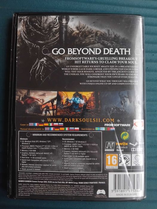 Dark Souls II - оригинална компютърна игра / PC Game