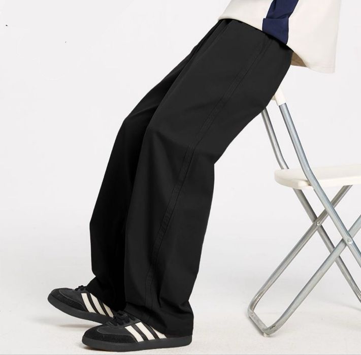 Однотонные модные брюки для парней и девушек