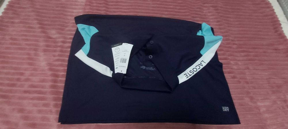 Tricou polo Lacoste  Bleumarin/Turcoaz