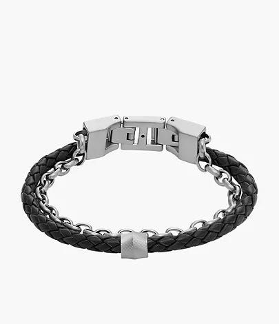 Гривна с верижка в сребрист тон Fossil