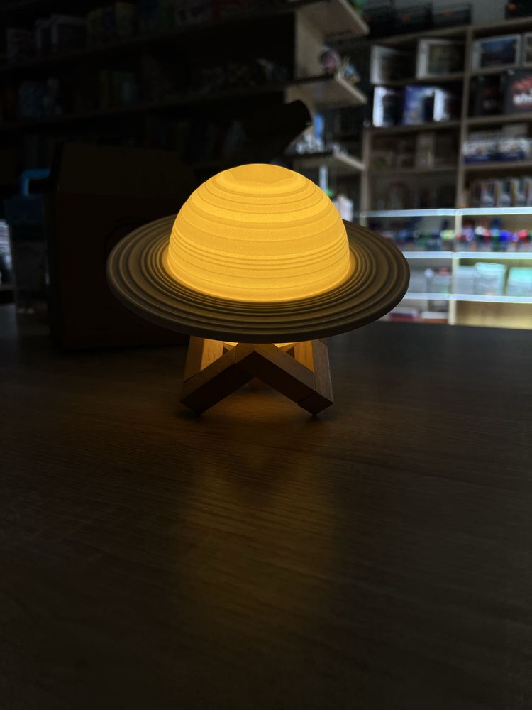 Ночник 3D Moon Lamp 3-цветный светодиод Touch