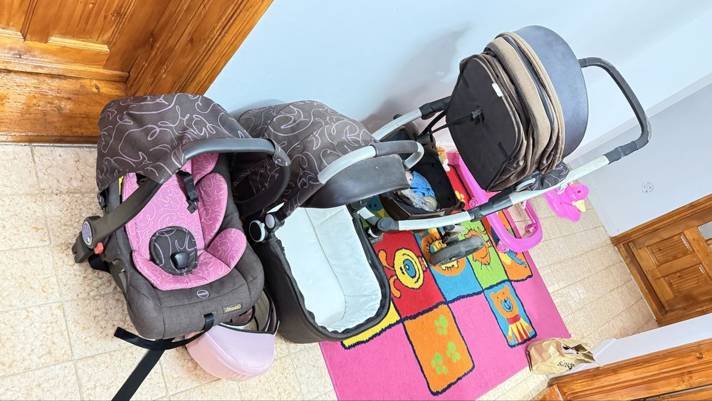 Carucior bebe 3 in 1
