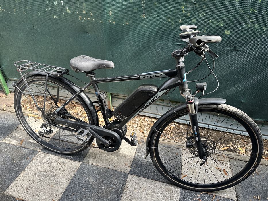Bicicleta electrica Fischer Bafang 500wh curierat
