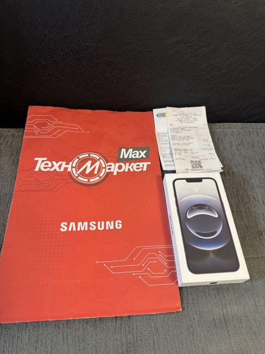 ***128GB iPhone 16e Гаранция Техномаркет 2027г. Black 16 e