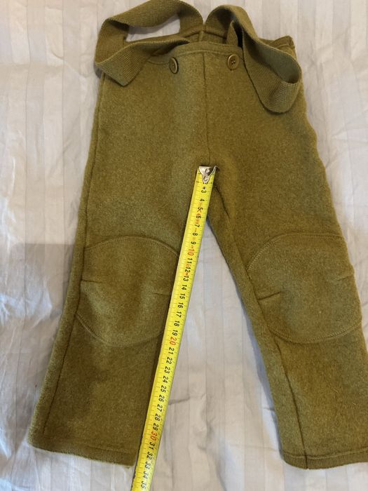 Vand overall lana Halfen, pantaloni Disana, caciula Disana