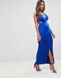 Дълга официална рокля Asos кралско синьо