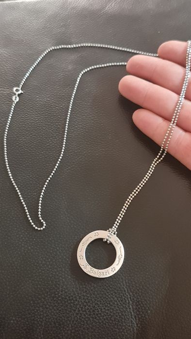 pandant Bvlgari original argint