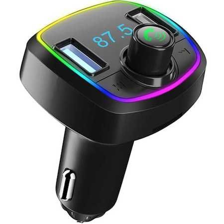 Car Kit Auto-Modulator FM Bluetooth ,Dual USB ,Fast Charge