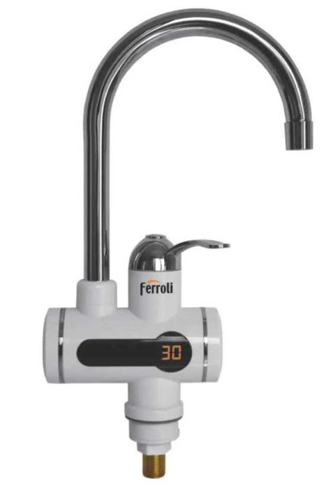 Instant apa calda, electric, tip robinet, Ferroli Storm, digital 3 kW