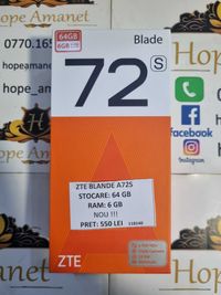 Hope Amanet P6 ZTE BLADE A72S