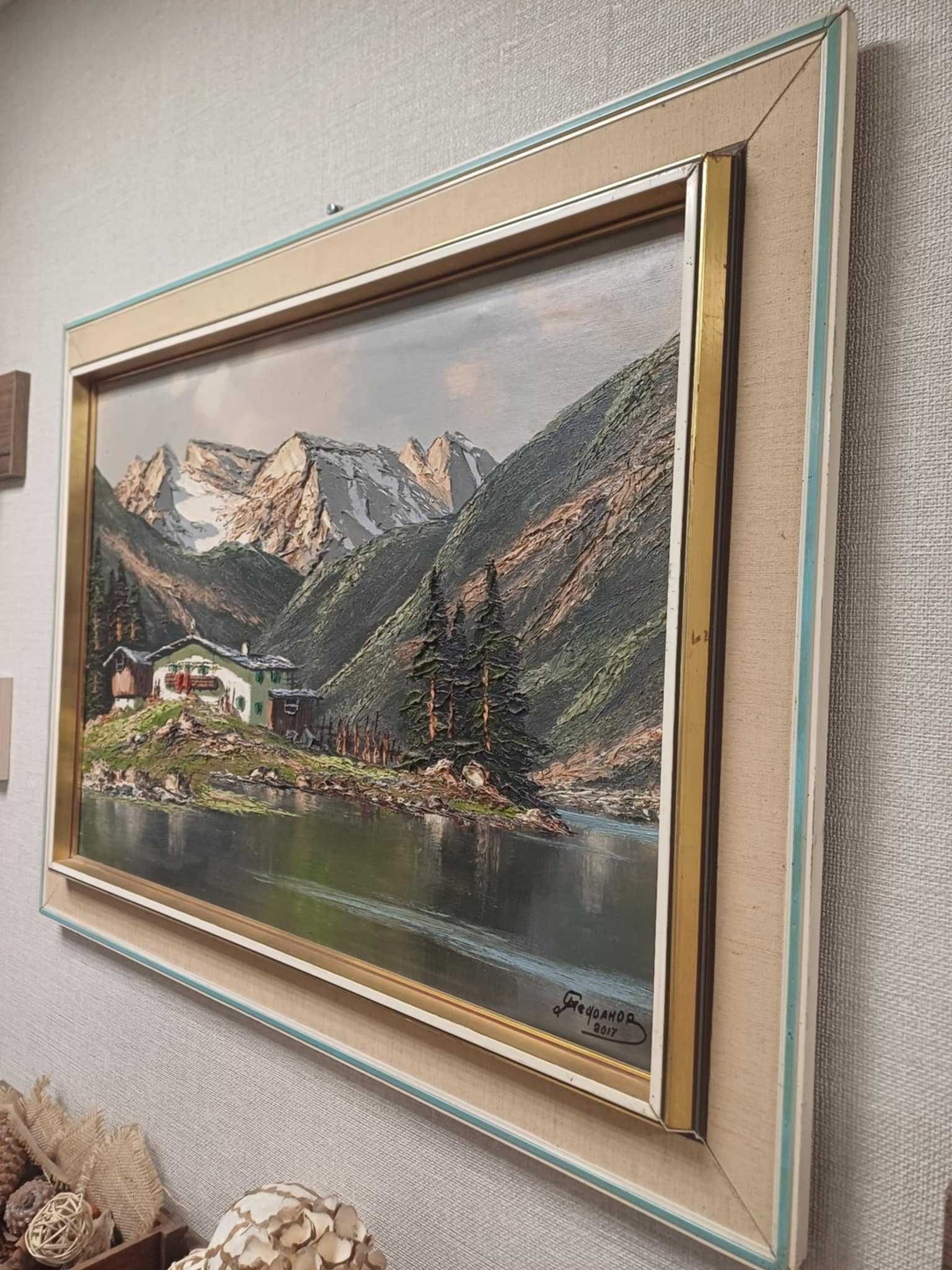 Картина рисувана със шпакли