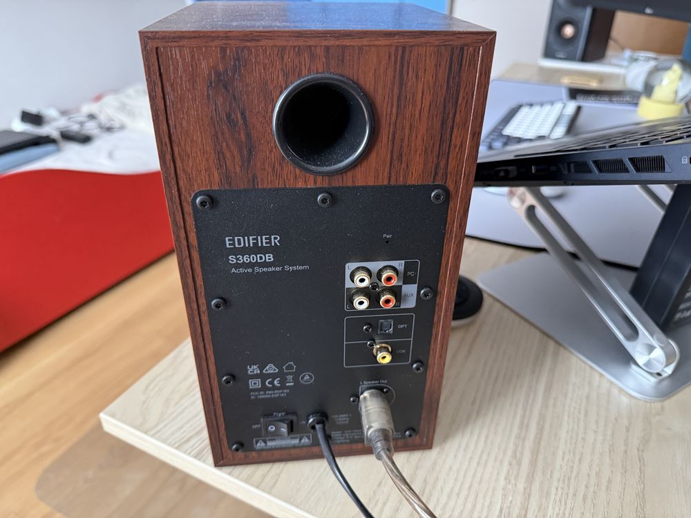 Тонколони Edifier 2.1 S360DB, 155W, Hi-Res, Bluetooth, 2г Гаранция