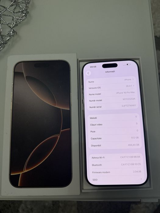 Iphone 16 PRO MAX 512 GB