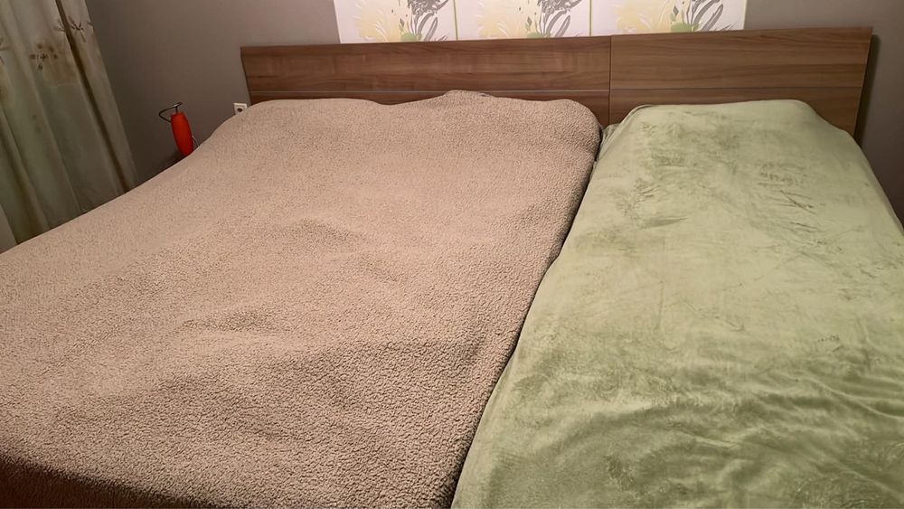 Обзавеждане за спалня 160/200 с матрак, гардероб, скрин, шкафче, легло