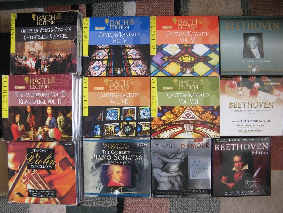 CD Box Complete Works, Premium Edition, Mozart 40, 170, Bach 155 ...