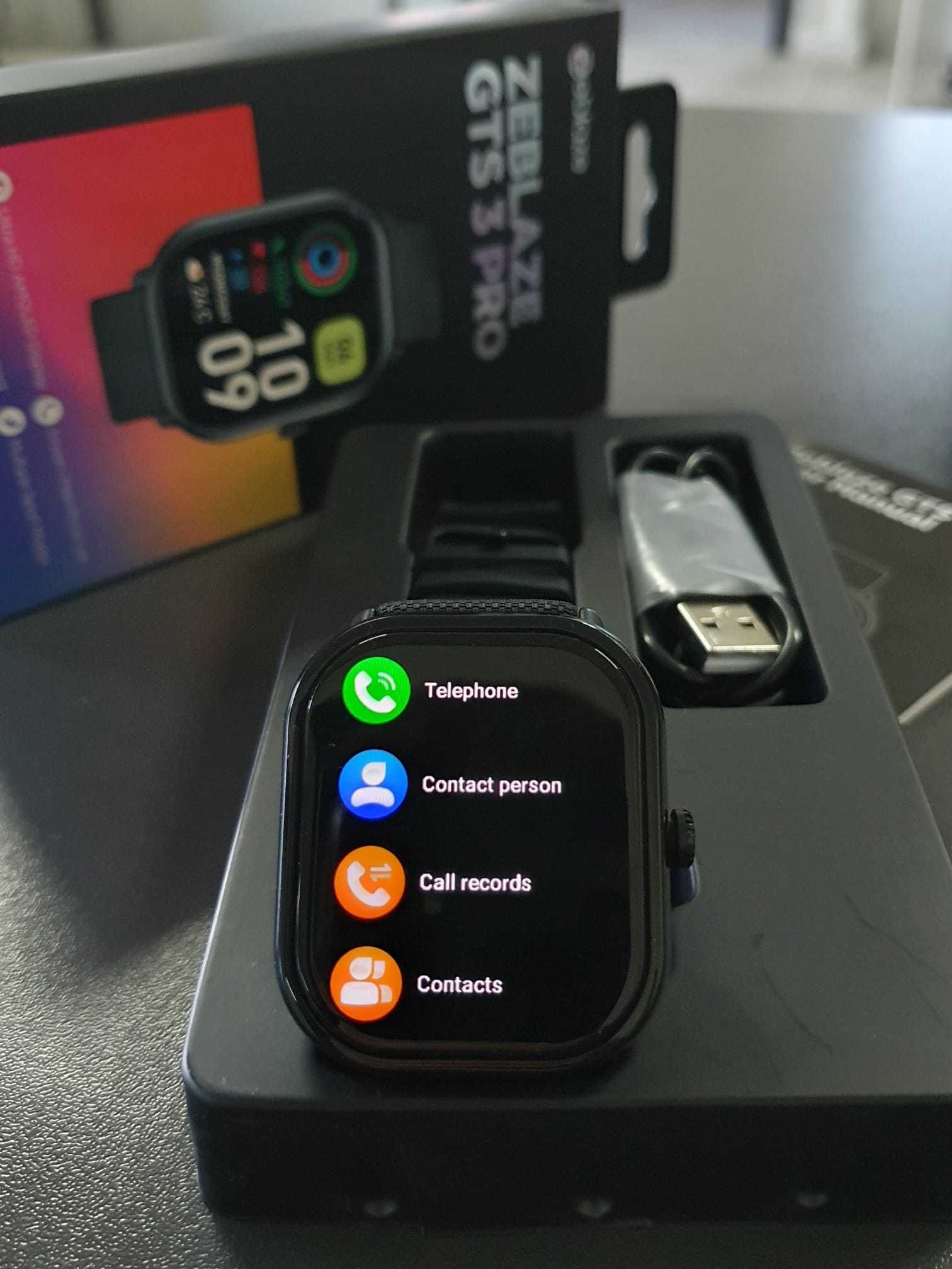 SmartWatch Sigilat Zeblaze GTS 3PRO AMOLED 1.97inch apelare si vorbit