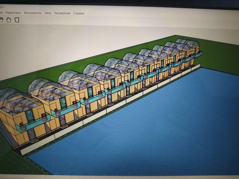 Каркасный дом...