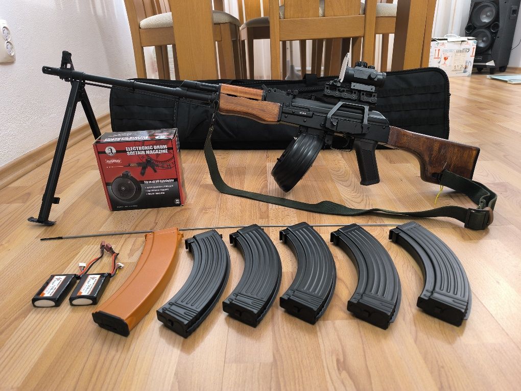 Airsoft RPK 74 КАРТЕЧНА реплика - CM.052 [CYMA] - ЪПГРЕЙДНАТА
