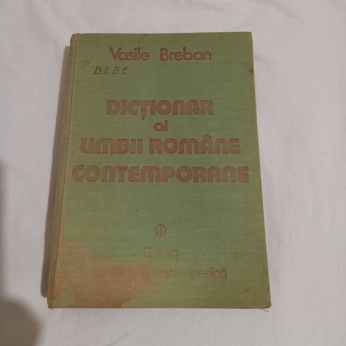Dictionar al limbii romane contemporane, dicrionar englez-roman