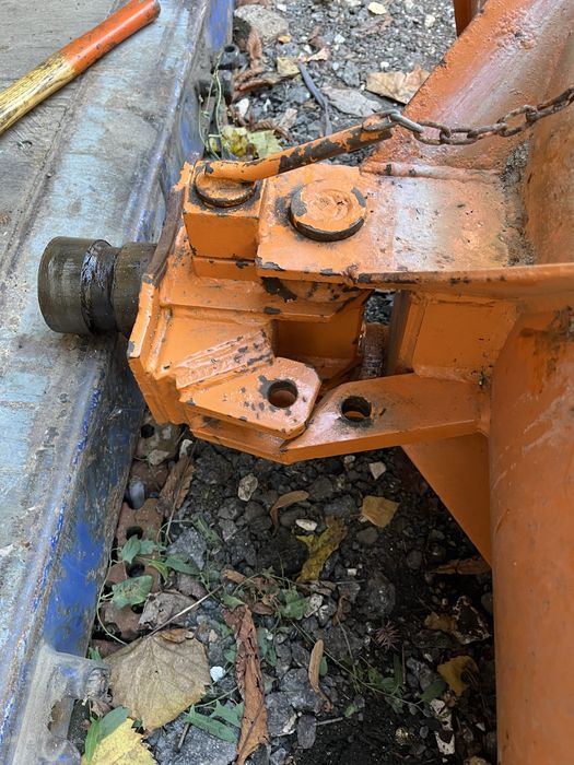 гребло за сняг с прикачен инверат за мотоблок