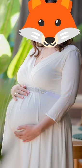 Rochie cununie civila, pentru gravidute